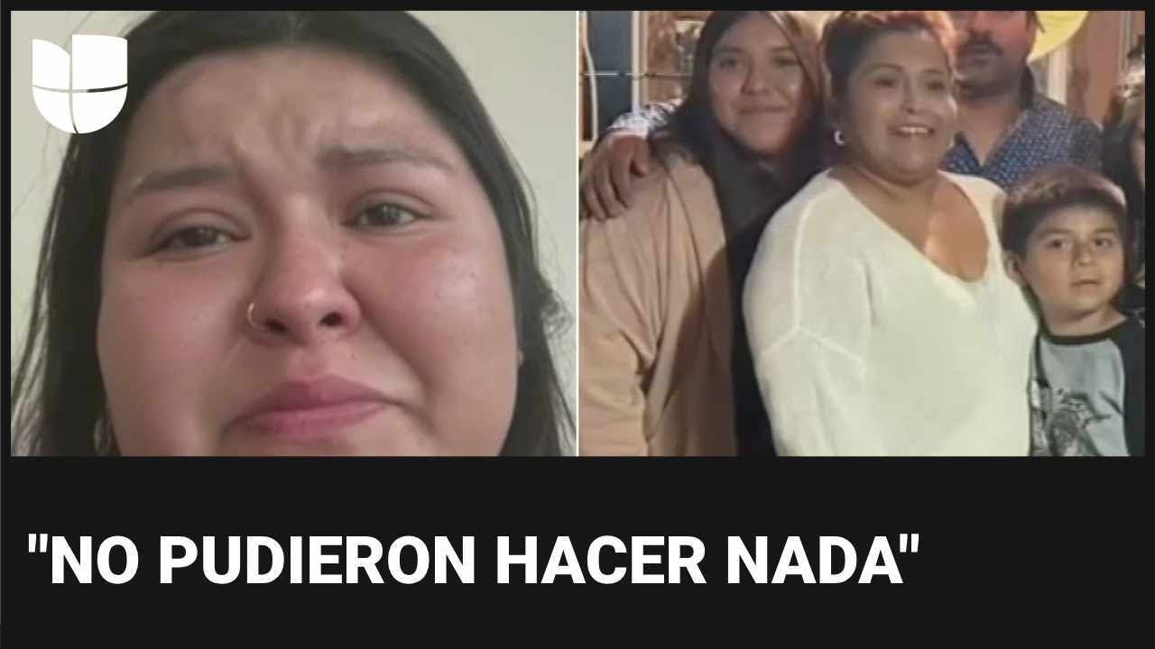Entre lágrimas, hispana lamenta la muerte de su madre y sus hermanos por un tornado en Texas