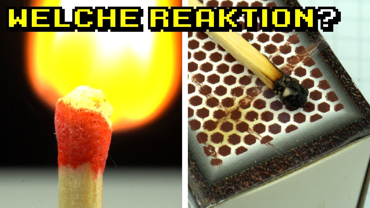 Die Chemie hinter dem Streichholz