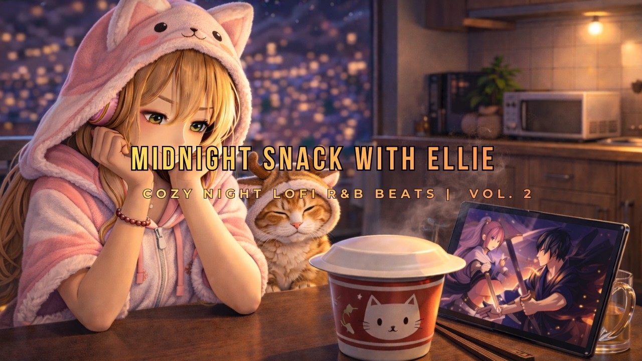 Midnight Snack with Ellie | Cozy Night LoFi R&B Beats | Vol. 2