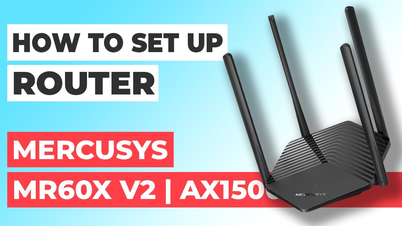 ✅ Jak skonfigurować Mercusys MR60X v2 | Jak skonfigurować router WiFi Mercusys AX1500 MR60X v2