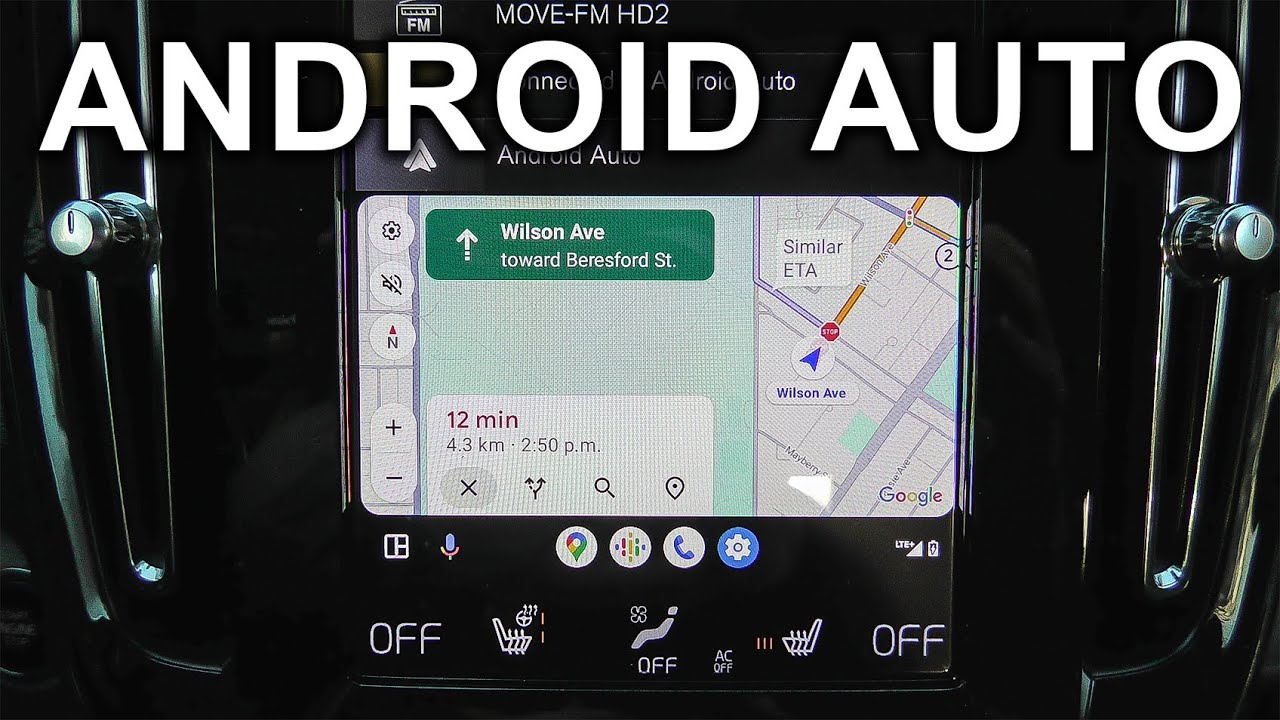 Volvo XC40 (2019-2022): как подключить (включить) Android Auto?