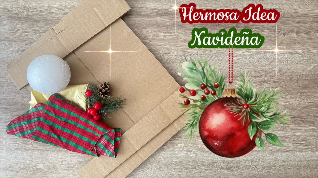 ✨ Acompáñame a hacer esta HERMOSA Idea NAVIDEÑA 🎄 ideal para REGALAR o VENDER 💲