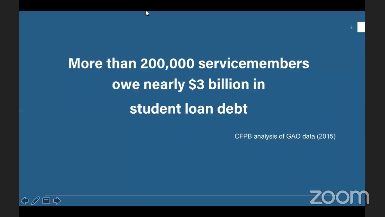 June 2020 - Student Loan Repayment During COVID for Members of the Military, Vets, & Their Families