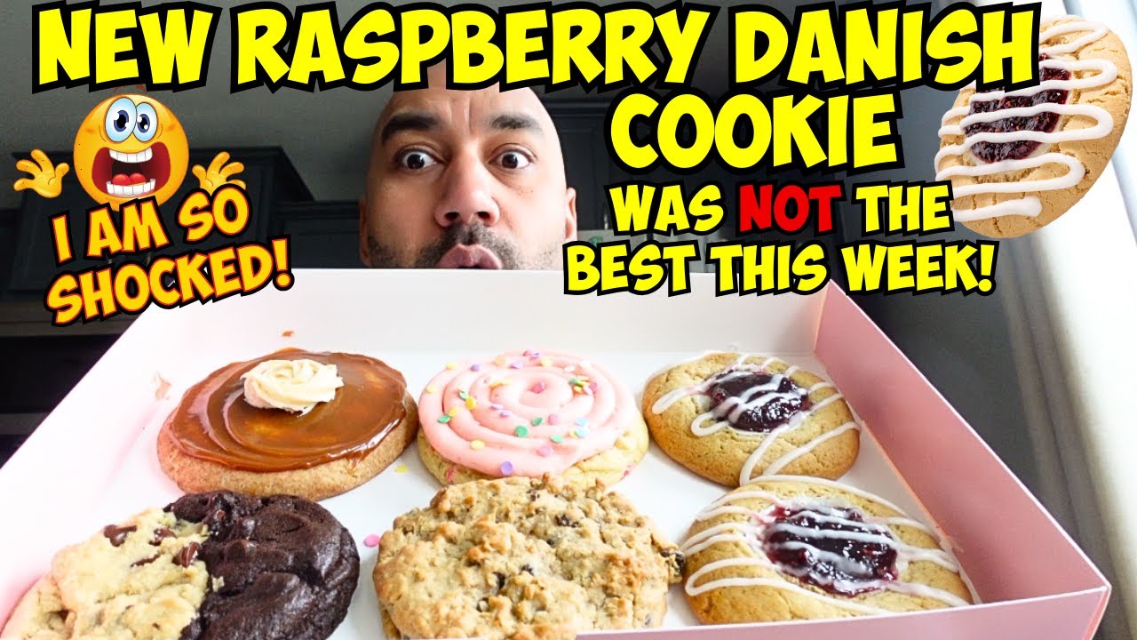 Crumbl Cookies - Shocking Week - New Raspberry Danish, Brookie, Dulce De Leche, Confetti Cake