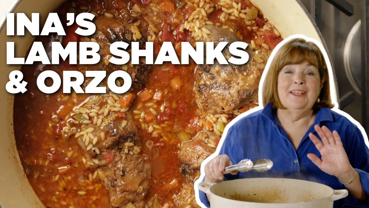 Ina Garten's Lamb Shanks & Orzo | Barefoot Contessa | Food Network