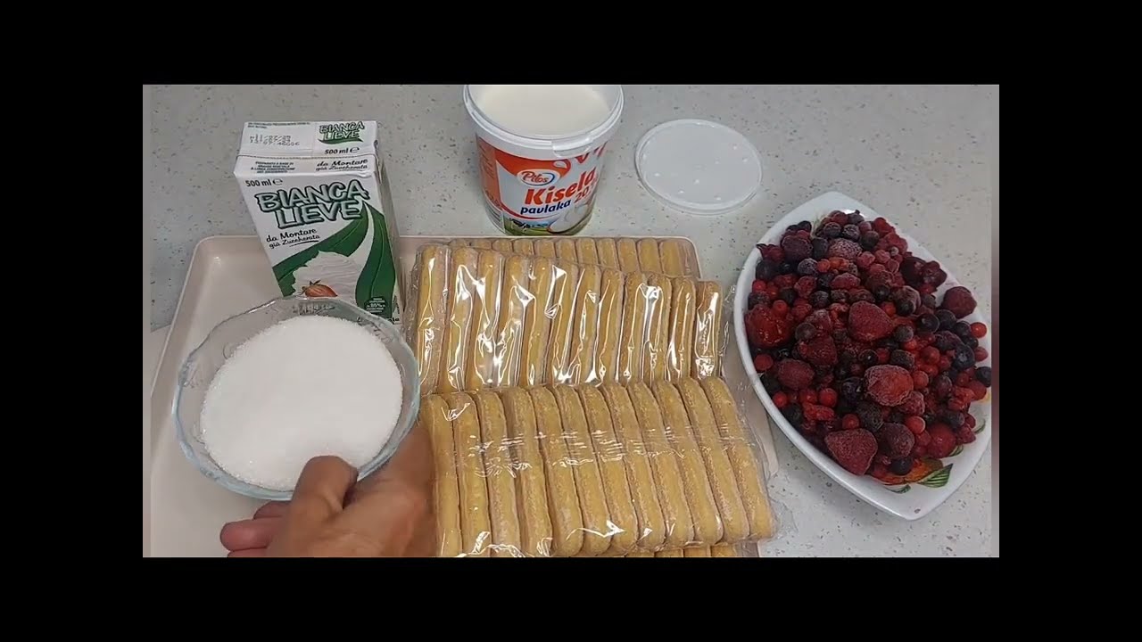 NAJPROSTIJA TORTA OD PI&Scaron;KOTA -BEZ  KUVANJA - THE SIMPLE COOKIE CAKE - NO COOKING