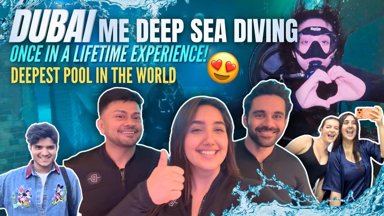 Was this SCARY?😱 | Dubai Mein Deep Diving Experience