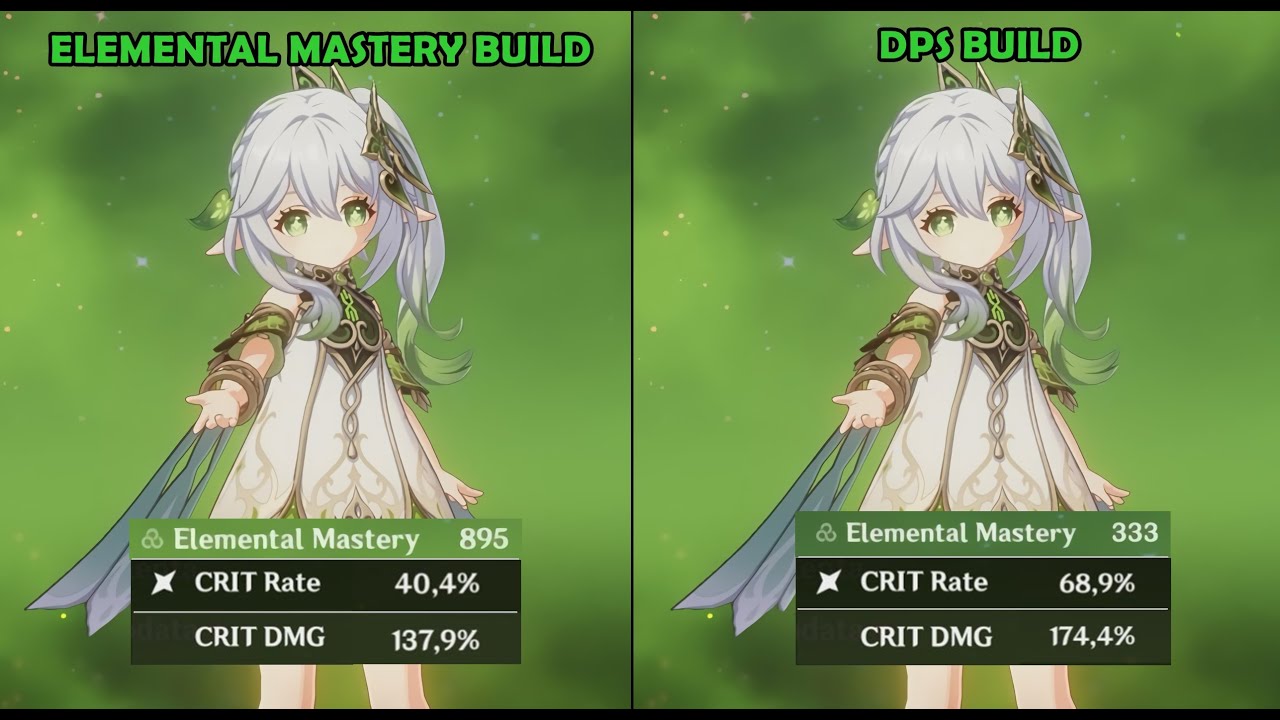 Nahida EM vs DPS