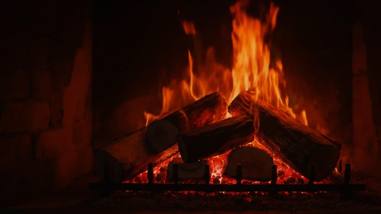 👉 A Quiet Night by the Fireplace 🔥 Relaxing Fire Crackles for Sleep & Comfort