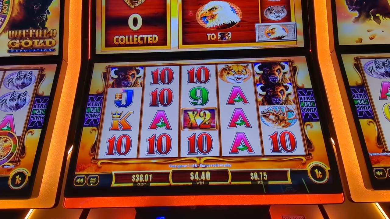 Buffalo Gold Revolution Bonus!! #massivewin #casino #slotmachine
