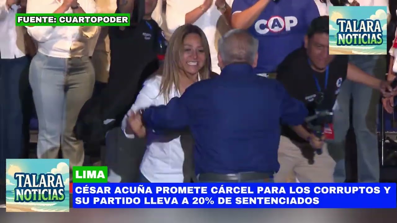 César Acuña promete cárcel para los corruptos, pero el 20 % de sus candidatos tienen sentencias