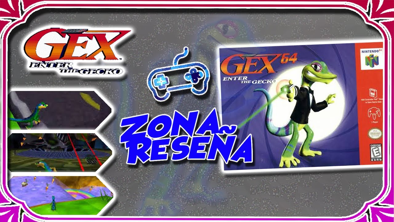 gex enter the gecko: обзор -- N64, playstation, PC