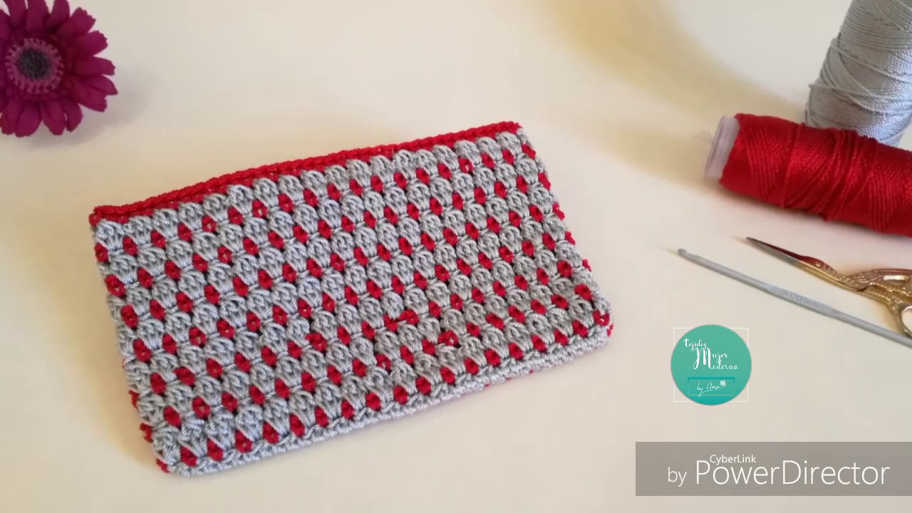 COMO TEJER UN BOLSO // Cosmetiquera o Neceser  #crochet
