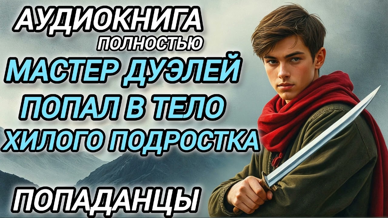 Аудиокнига ПОПАДАНЦЫ В ПРОШЛОЕ: МАСТЕР ДУЭЛЕЙ ПОПАЛ В ТЕЛО ХИЛОГО ПОДРОСТКА
