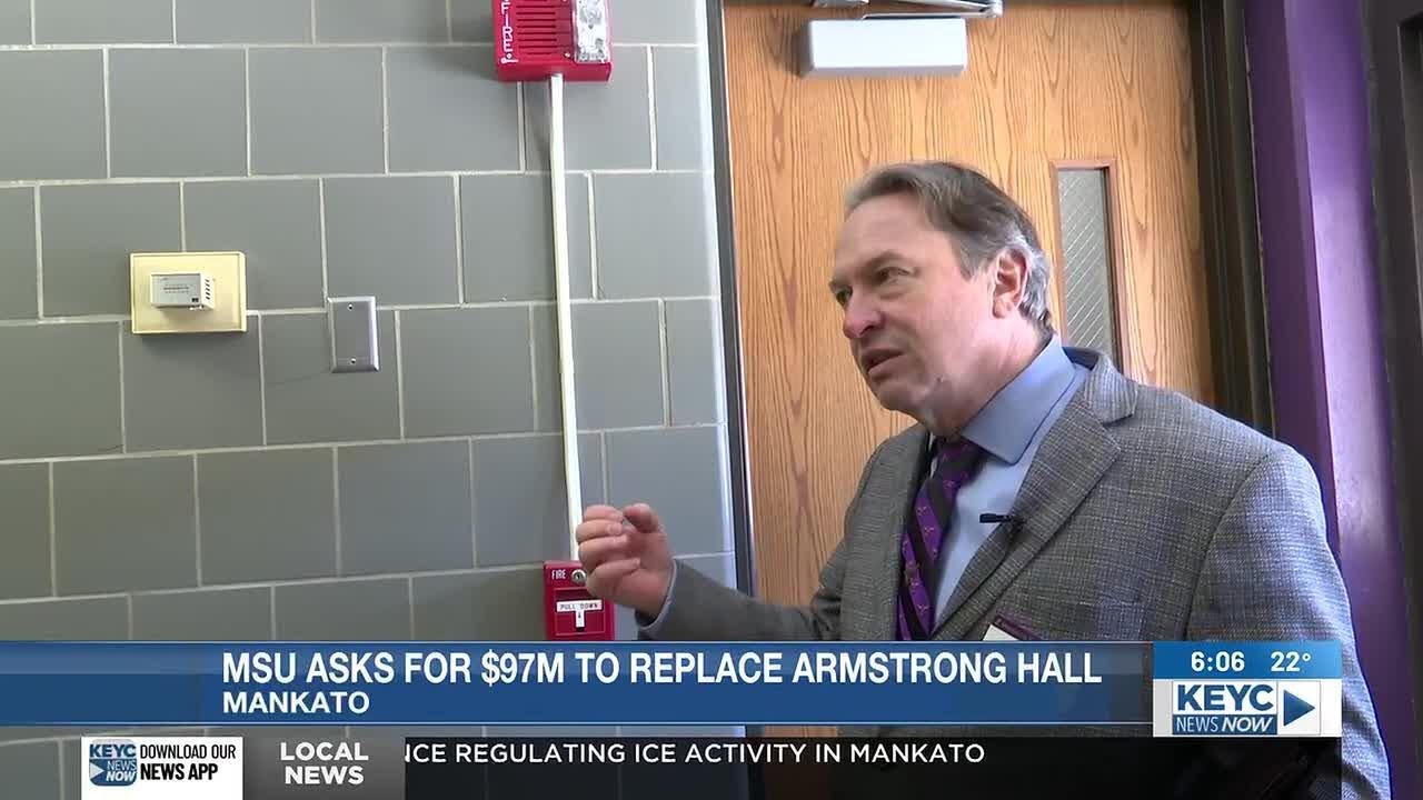 Minnesota State University Mankato seeks $97M in state bonding funds to replace Armstrong Hall