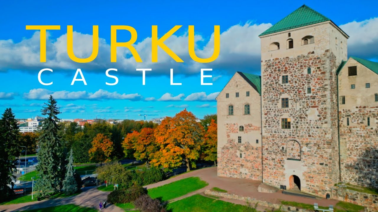 Flying Finland: Turku Medieval Castle, October 2025 [4K] #slowtv