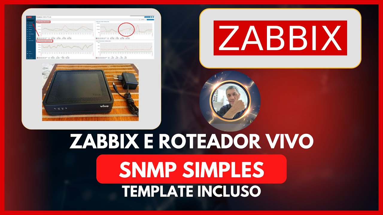 Zabbix Monitorando Roteador Vivo - Template Incluso