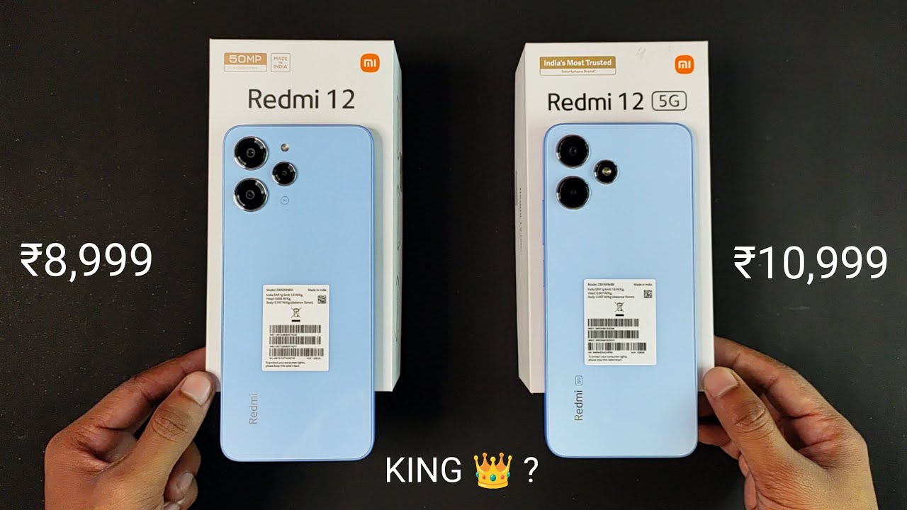 Redmi 12 5G vs Redmi 12 Full Comparison, Camera, Performance, Display Redmi 12 5g vs Redmi 12 4g