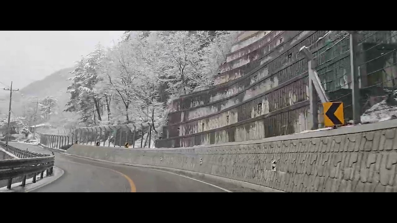 260216 강원도 오대산 설경 겨울을 보내고 오는 길