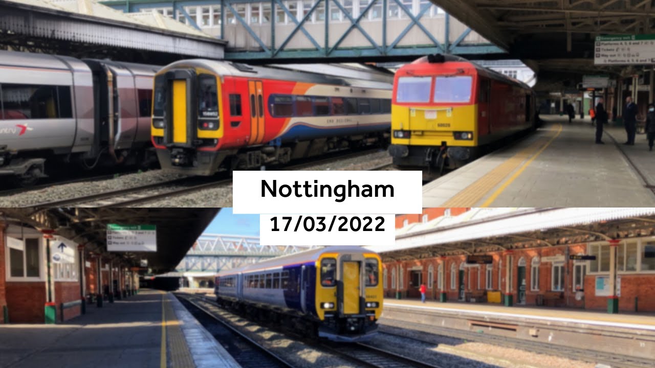 Trains at Nottingham Station - (17/03/2022)