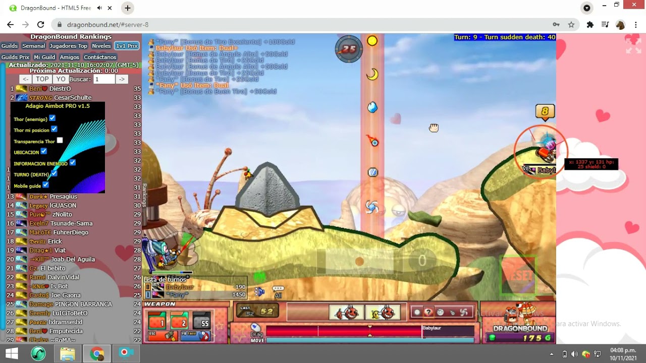 dragonbound 10/11/2021 - dragonbound Actualizado - Version, Exel