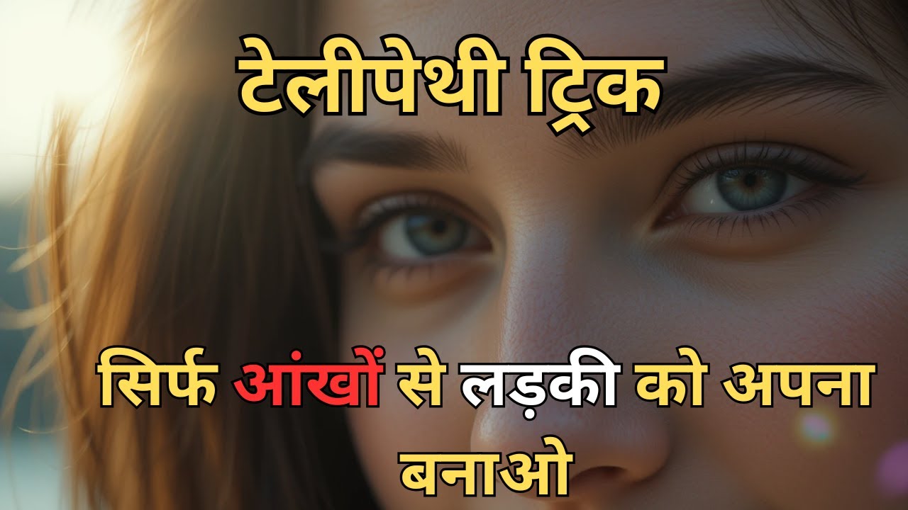 सिर्फ आंखों से लड़की को अपना बनाओ  | Telepathy Eye Contact Trick 😳