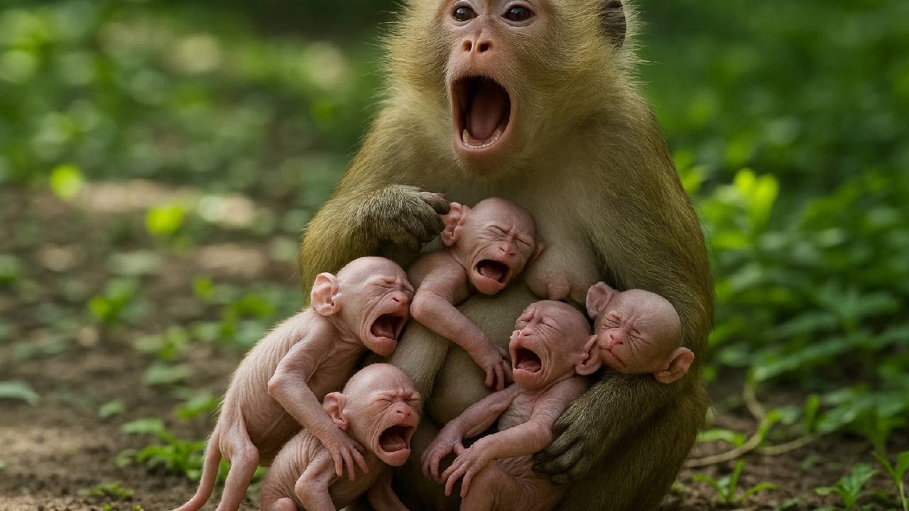 Leo Monkey’s Tears Fell Before Anyone Could Help 💔