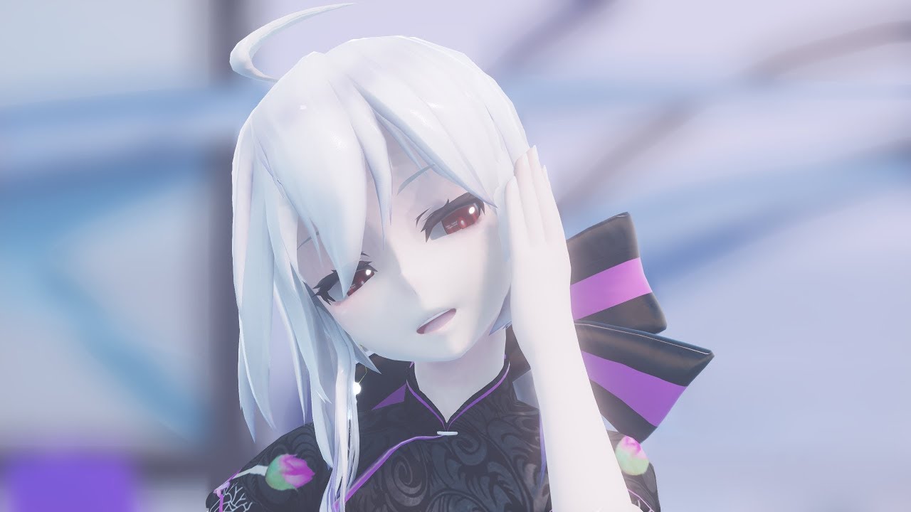 【TDA・MMD】『夢と葉桜』【1440p-60fps or WQHD】Tda Haku China Dress