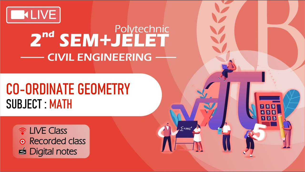 JELET + 2nd Sem || Math: Co-ordinate Geometry (Lecture-1) #wbscte #polytechnic @DebdutBoral
