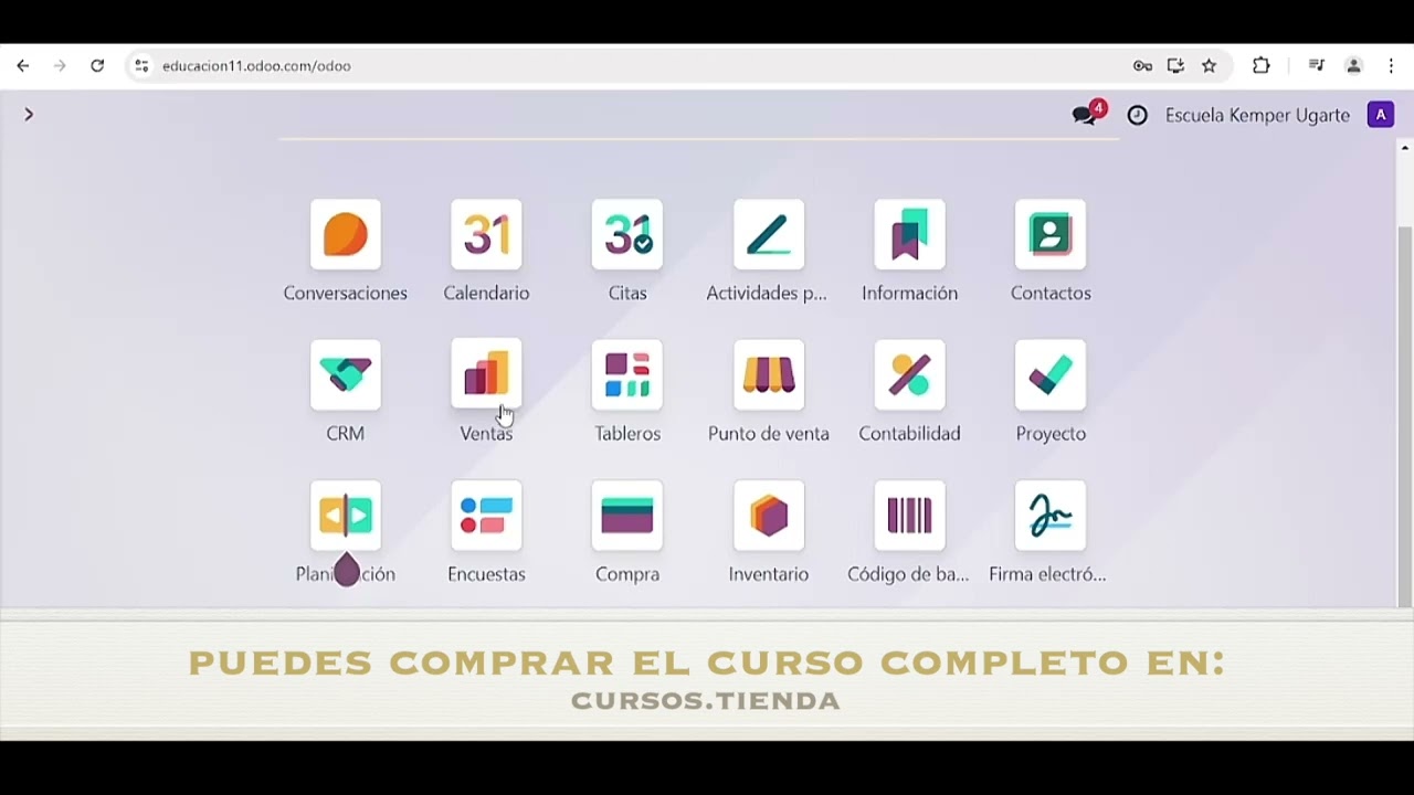Odoo - Tema 30 Contabilidad, facturación, transferencia bancaria y conciliación de cuentas bancarias