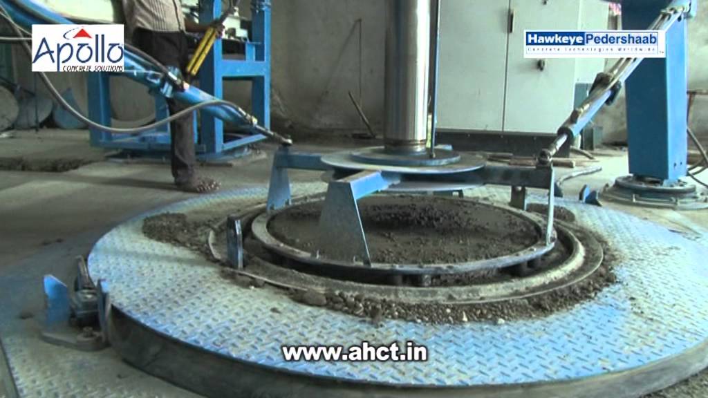 Concrete Pipe Making Machine CAP 200 by Apollo HawkeyePedershaab, Vertical Vibrated Casting