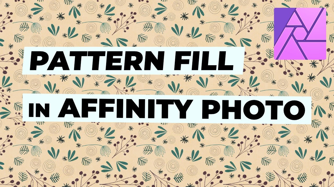 How to Create a Pattern Fill in Affinity Photo