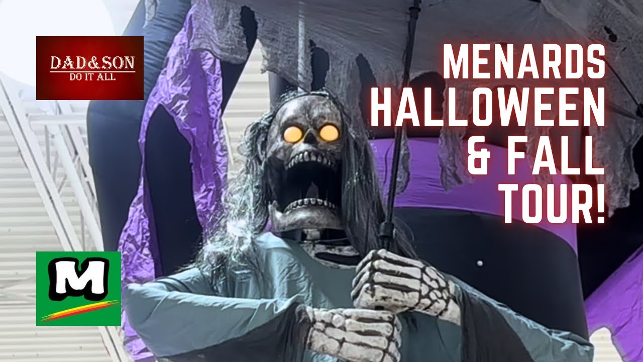 FULL Menards 2025 Halloween & Fall Tour! - 🎃 Animatronics, Decor & Home Haunt Ideas!