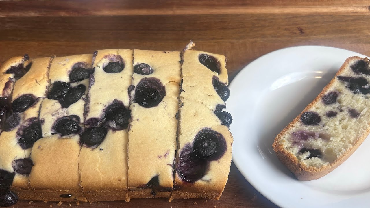 How to Make Blueberry Cake with a Blender || Easy cake Recipe