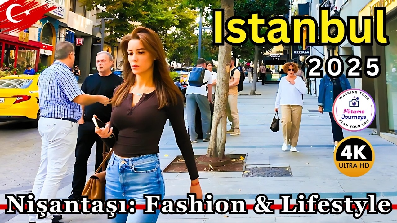 Walking Tour Istanbul Nişantaşı | Luxury Brands, City’s Mall & Abdi İpekçi Street in 4K