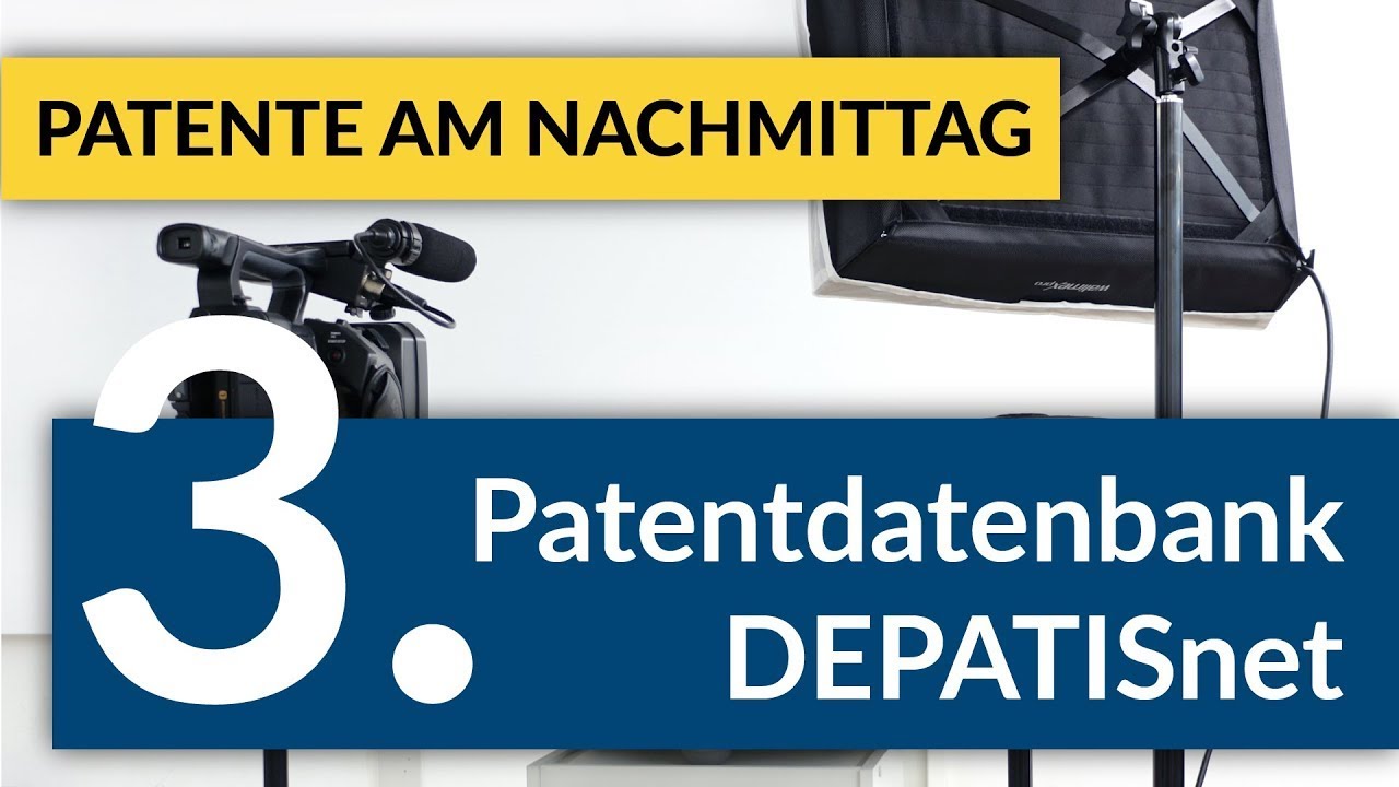 Patente am Nachmittag 3: Patentdatenbank DEPATISnet – Wie recherchiere ich im Einsteigermodus?