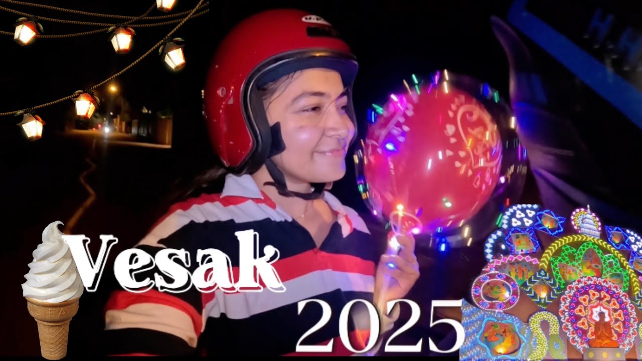 නිකීට තොරණ් පෙන්නන්න ගියා😎 Vesak 2025 ♥️ / Bike Tour Colombo / Nikitha / Don & Niki