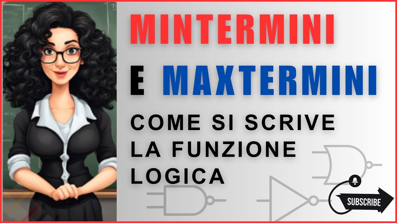 Mintermini e maxtermini. Come scrivere una funzione logica.