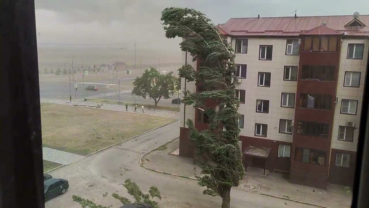 Ураган в Грозном. 20.06.2024г.