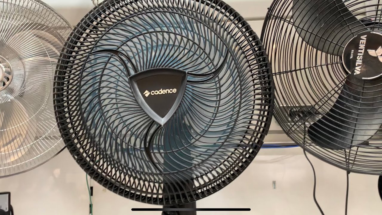 Ventiladores ventisilva, Goar, ventisol, cadence equation e ventiladores diversos de teto