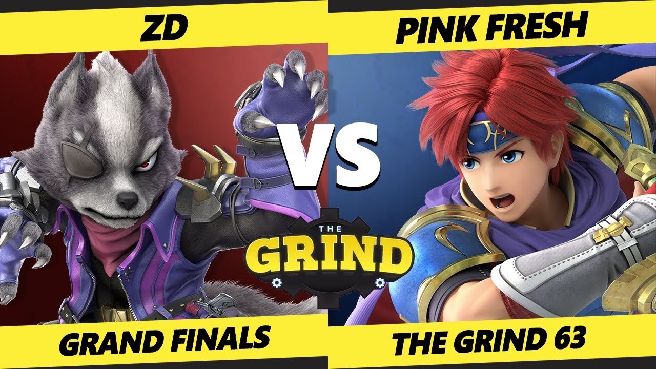 Smash Ultimate Tournament - ZD (Wolf)  Vs. Pink Fresh [L] (Roy) - The Grind 63 SSBU Grand Finals