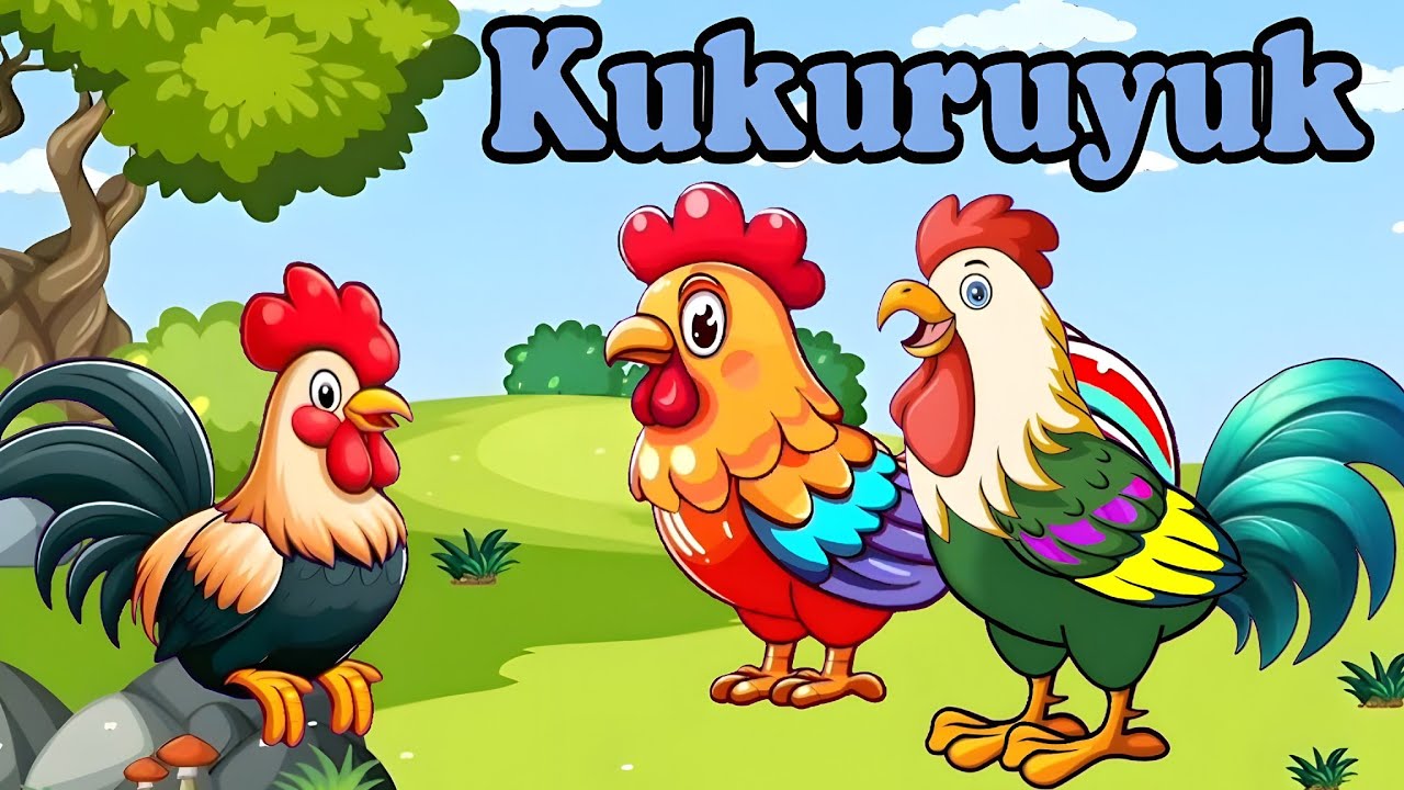 Kukuruyuk Begitulah Bunyinya | Lagu Anak Anak | Lagu Anak Balita Indonesia