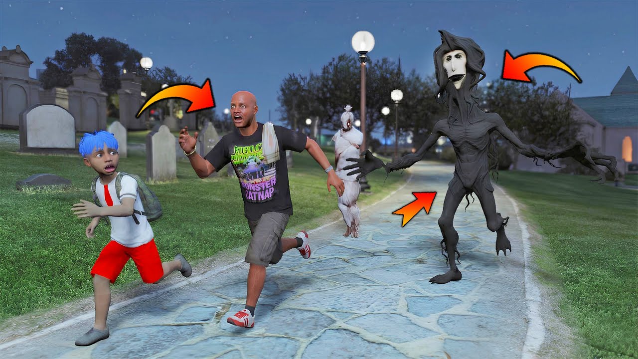 BOCIL DIKEJAR HANTU TOR TOR MONITOR, MENCARI MANGSA TUMBAL - GTA 5 BOCIL HORROR