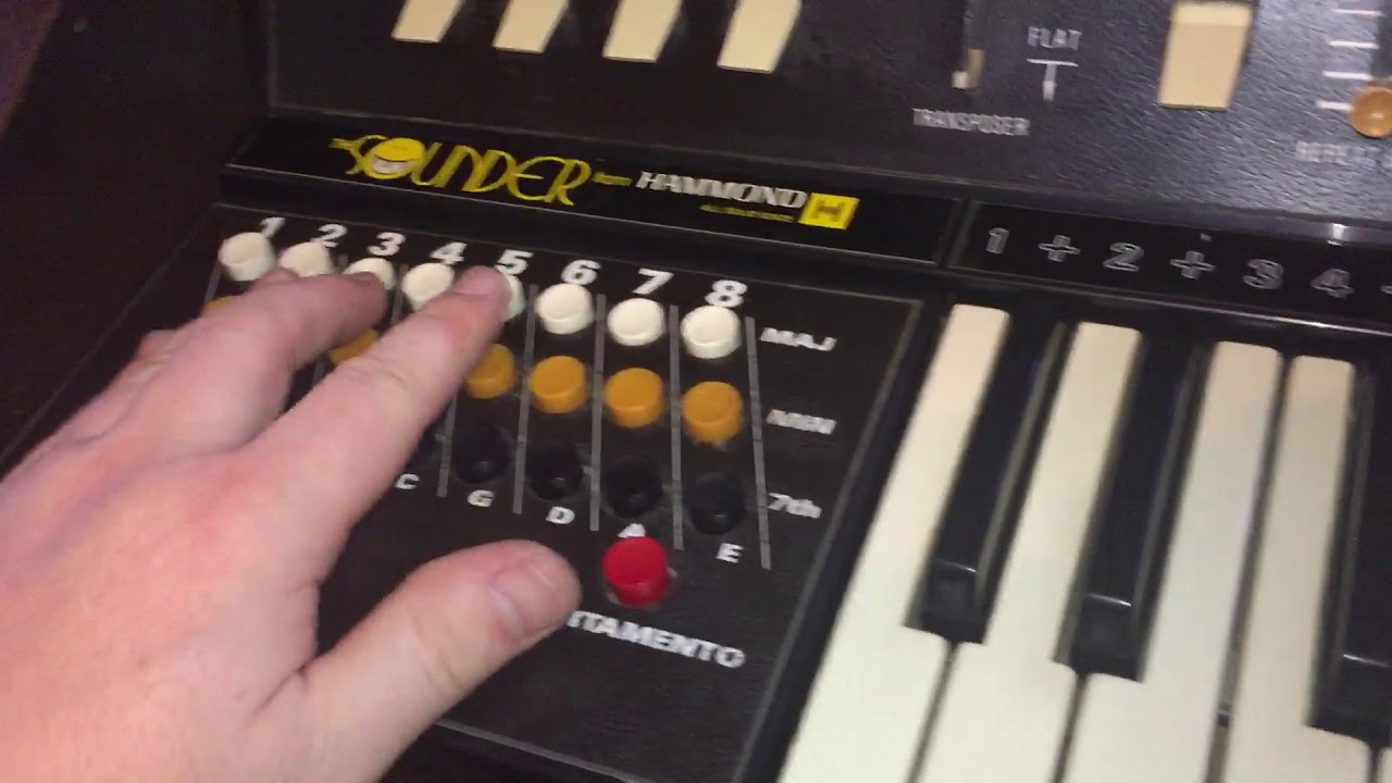 Troubleshooting Sunder from Hammond electric organ