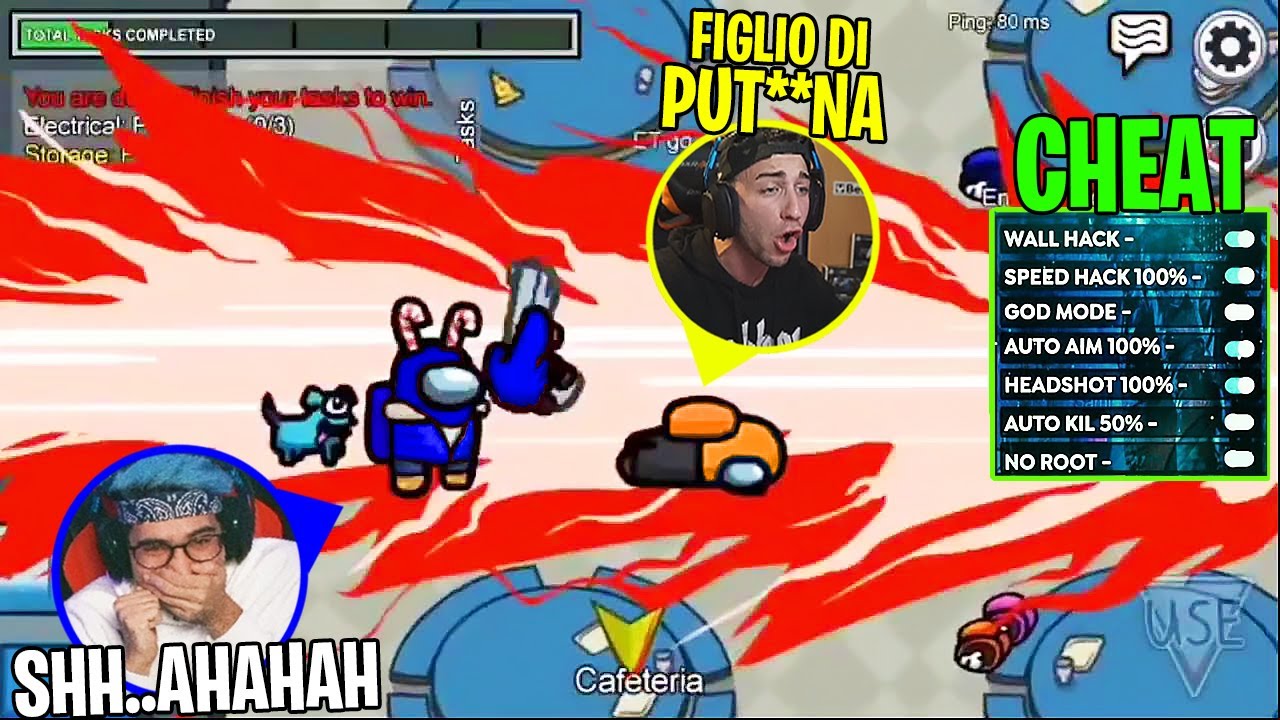 NUOVE HACK  su AMONG US (KILL TRAPASSANDO MURI)