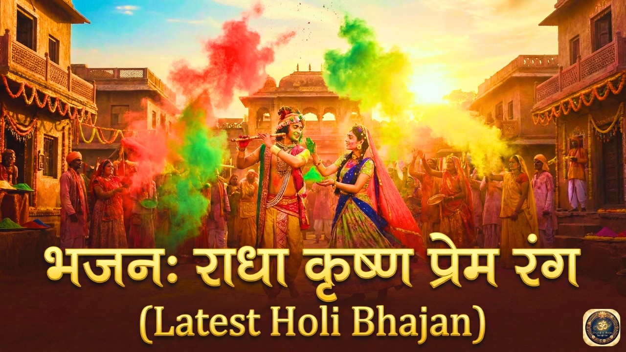 Radha Krishna Prem Rang | New Holi Bhajan | Divya Stuti Bhajan 🎨🦚  राधा कृष्ण प्रेम रंग |