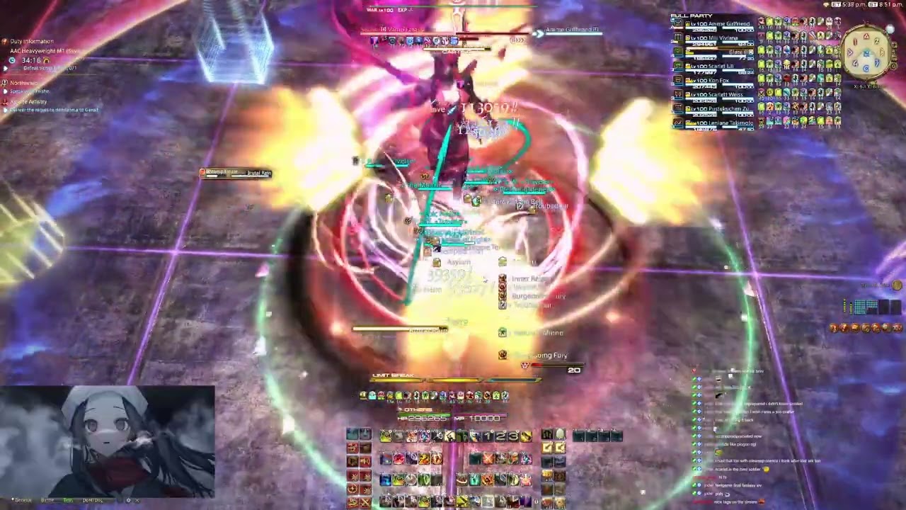 FFXIV | AAC Heavyweight M1 (M9S) clear | Tank POV
