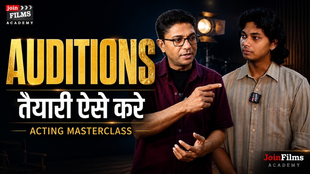 Audition Preparation &mdash; Acting Class for Beginners | Camera Acting LIVE | Acting Kaise Kare|JOINFILMS