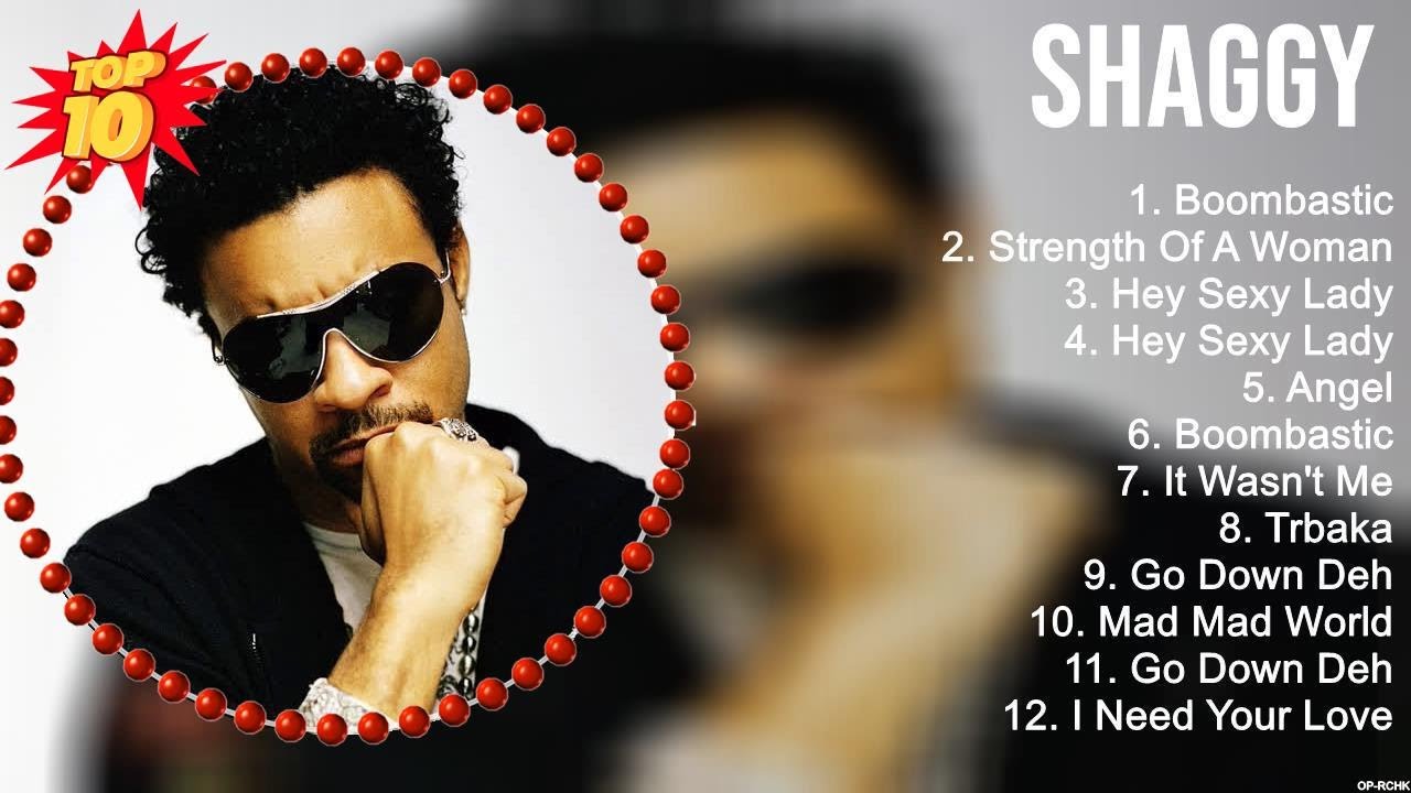 Shaggy Greatest Hits ~ Best Songs Music Hits Collection  Top 10 Pop Artists of All Time