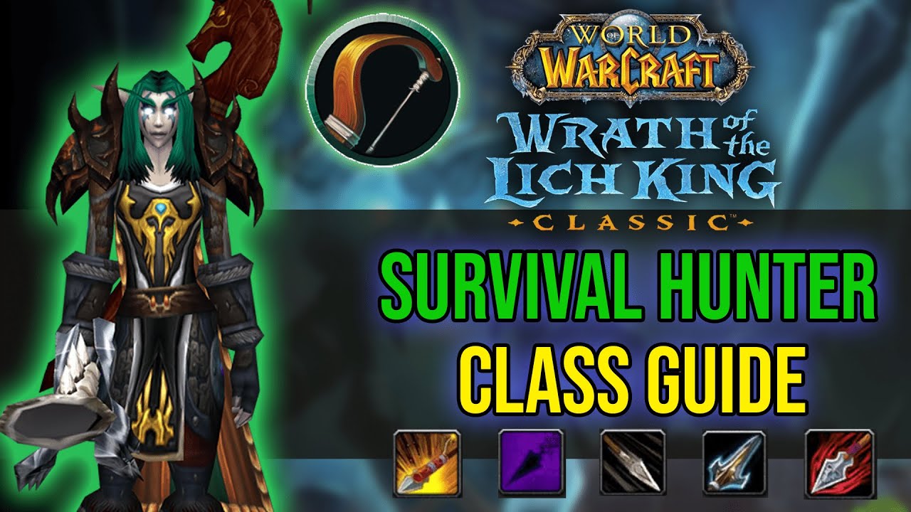 WOTLK CLASSIC - SURVIVAL HUNTER GUIDE! - Talents, Rotation & More